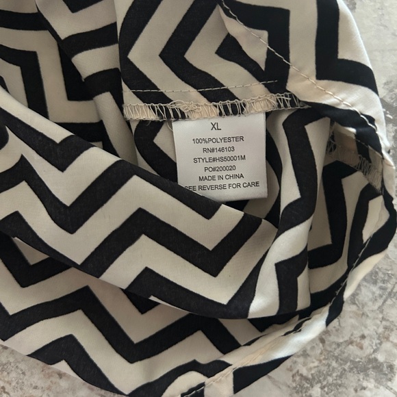 Hippie Rose Dress Zig Zag Design Belt Detail Size XL - Picture 8 of 8